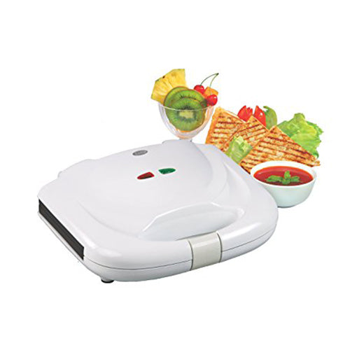 Glen Grill Sandwich Maker -750 Watt (SA-3028 Grill, White)