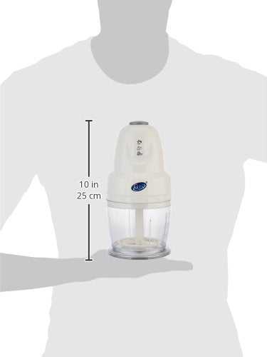 Glen 250 watt Multi Functional Mini Vegetable Chopper Capacity 400 ml White ( SA4043 PLUS ), 2 Years Warranty