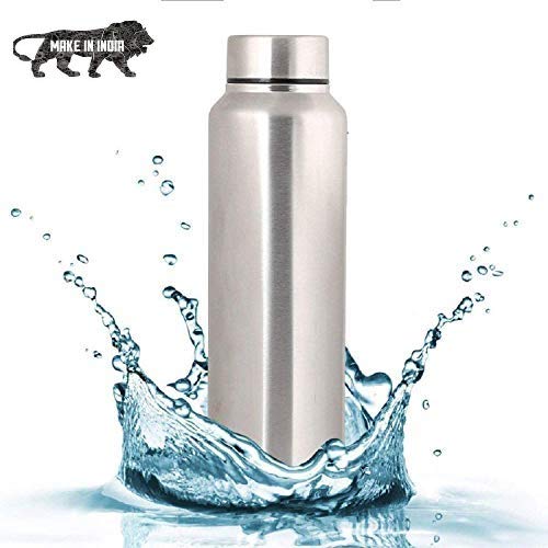 Sumeet Sleek Stainless Steel Leak-Proof Water Bottle Fridge Bottle1000ml 6  Pcs