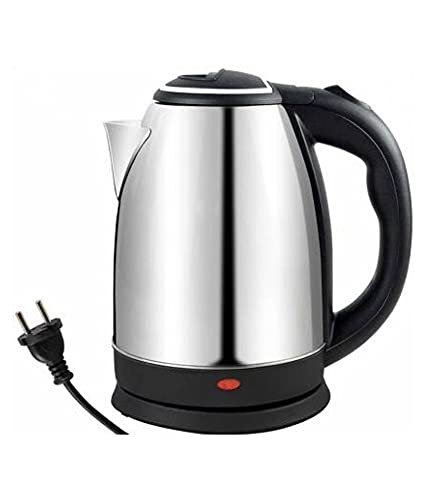 COEUS™ Electric Kettle | 2 Litre | Multipurpose | Tea, Coffee Maker | Water Boiler with Handle (Silver)