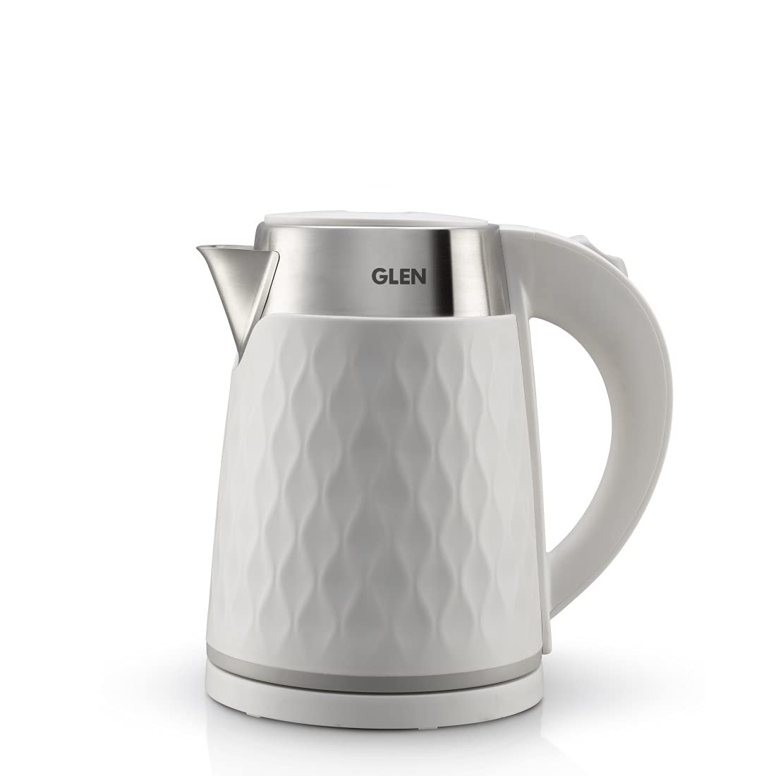 Glen Electric Kettle 1.8 Ltr 1500 Watt 360° Rotation Base, Auto Shutoff (SA9005WHITE) 2 years warranty