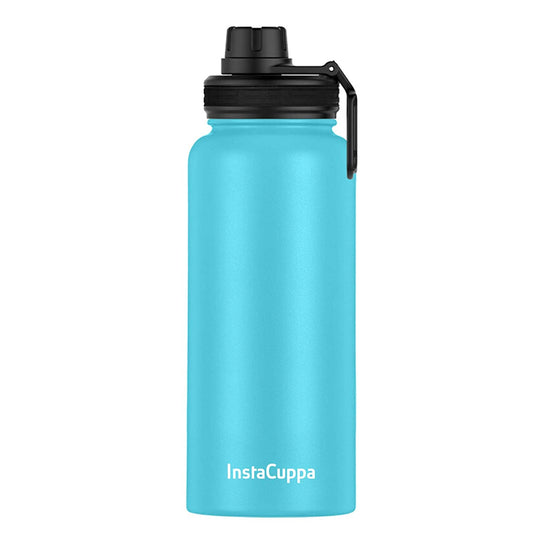 InstaCuppa Thermos Bottle 1000 mL, Double-Wall Thermos Flask, Vacuum Insulated Stainless Steel | Retains Hot and Cold Temperatures, Green