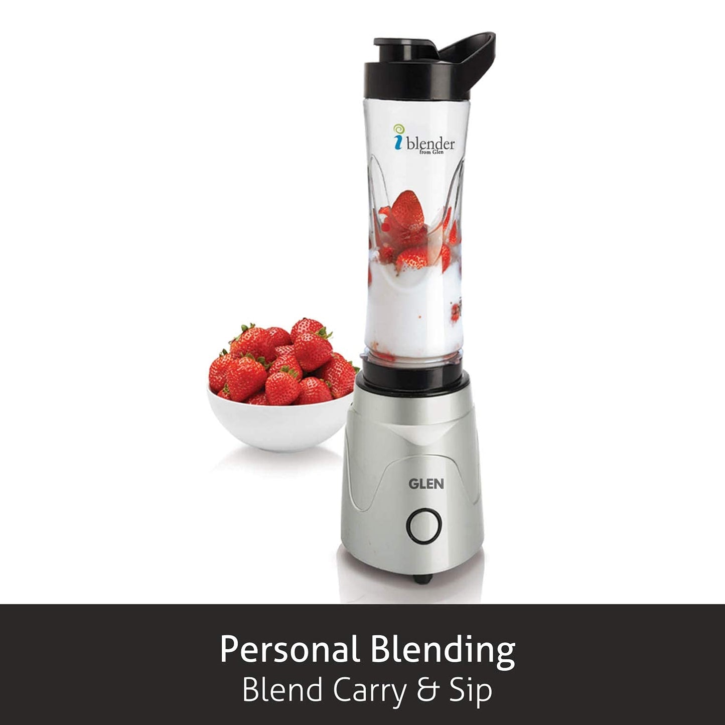 Glen Polycarbonate Multi Function Active Blender 350 Watt With 4 Jar Silver (Sa4048Nmf), 2 Years Warranty, 350 Watt (SA4048MF)