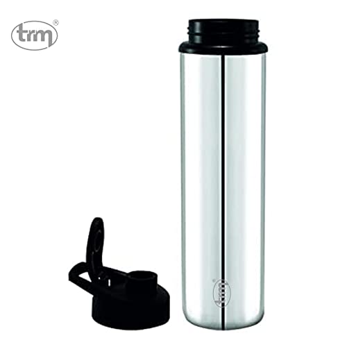 TRM 900 ML Stainless Steel Aqua Sipper Water Bottle Flask Home Appliances, Single Walled Bottle Leak Proof Rust Free Jointless Design (1 Pc)