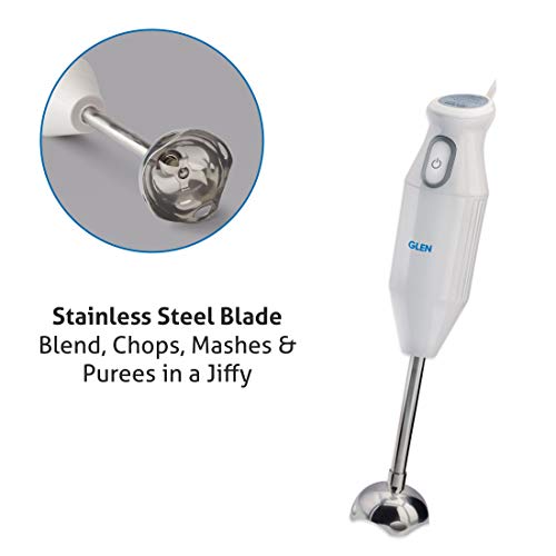 Glen Hand Blender 4049 Stainless Steel Arm 200 watt- ISI Certified