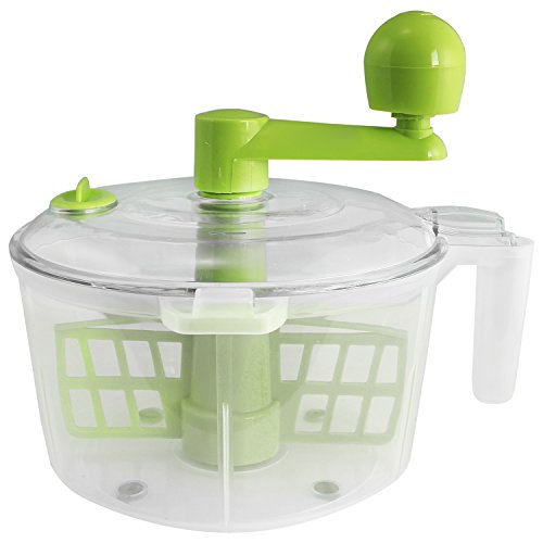 Konvex 14-Piece Dough Maker, Vegetable Cutter, Slicer, Dicer, Atta Kneader (Green)