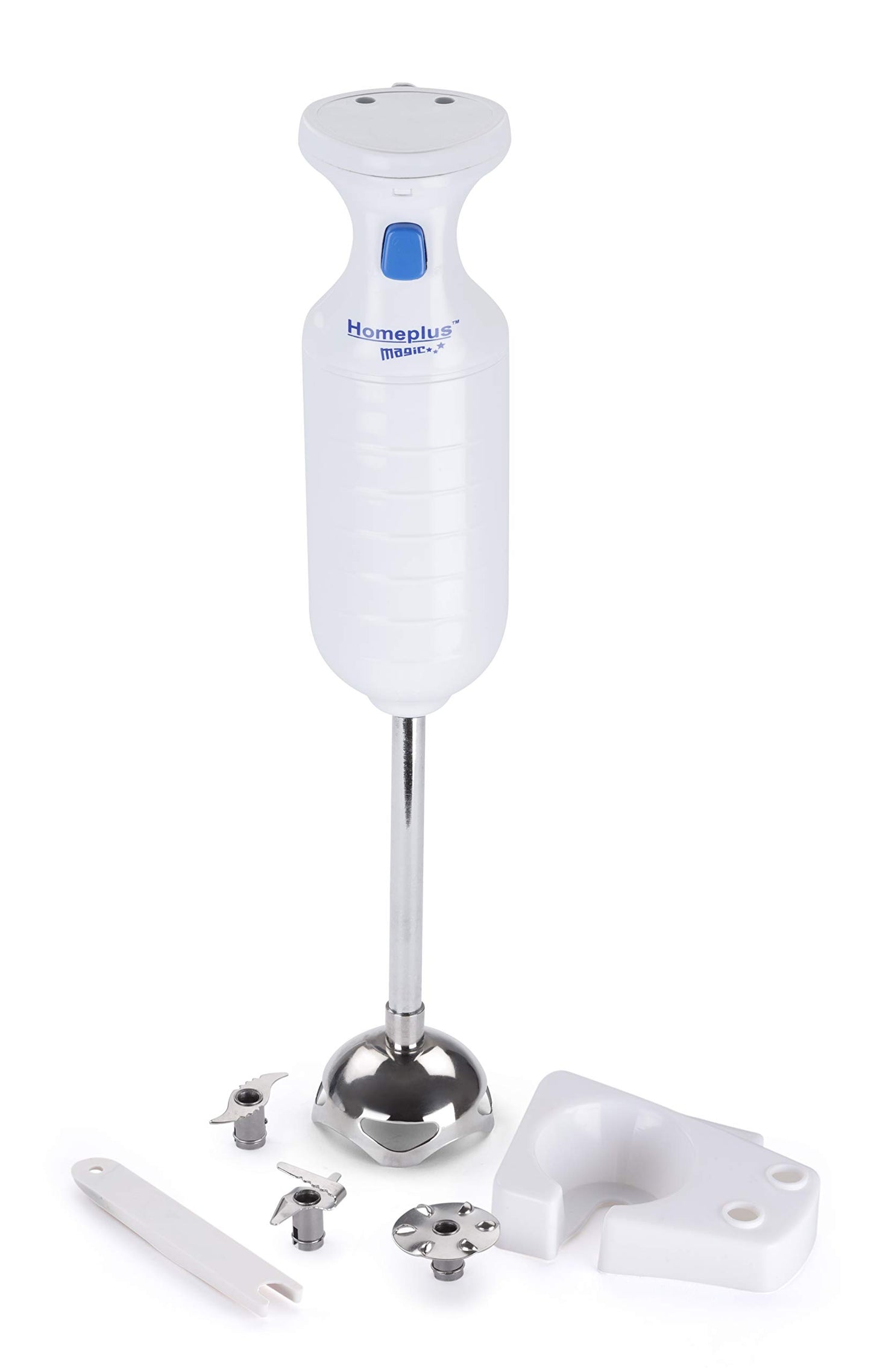 Home plus Turbo 300W Hand Blender (White) With Super Silent Multi-purpose Stainless Steel Blades